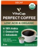 Organic Perfect Dark Roast Decaf Coffee Pod, VitaCup