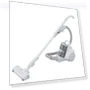 Cyclone White Brush Antibacterial Clean Sensor Vacuum — Built-In Vacuum Systems, Panasonic