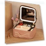Smart LED Cosmetic Bag with Mirror — Cosmetic Cases, Build My Home