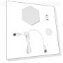 Hexagonal LED Wall Light with Touch Control — Wall Lighting, Koogeelife
