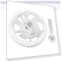 LED Ceiling Fan with Adjustable Brightness — Ceiling Fan Lighting Solutions, DIYelecs