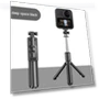 Bluetooth Selfie Stick with Tripod and Remote Control — Selfie Sticks, AI Supermarket