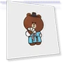 Brown Tourist Smart Talk — Interactive Animal Companions, LINE FRIENDS