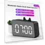 Smart Wireless Bluetooth Speaker Alarm Clock — Alarms & Clocks, Factory Discount Outlet