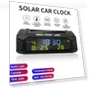 Solar Charging USB Car Clock — Clock, A Auto Parts Mall