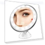 10x Magnifying Mirror with LED Lighting — Handheld, Luminaire Lighting Mall