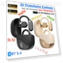 Bluetooth Earbuds with Real-Time AI Translation — Language Translators, Super Dream Home