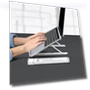 Ergonomic laptop stand with silent cooling fan — Cooling Pads & Fans, Hobbies mall