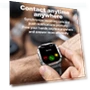 2.01 inch Screen Silicone Strap Smart Watch — Smartwatches