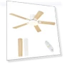 Low Profile Ceiling Fan with Light and Remote — Ceiling Fan Lighting Solutions, AUTELO
