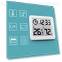 Ultra-thin Digital Thermometer Hygrometer — Home Climate Control, TOP-MALL-001
