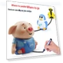Electric Line Drawing and Induction Toy Robot Pig — Interactive Animal Companions, Super Go