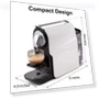 Compact Capsule Coffee Maker — Coffee & Espresso Combos, beanglass