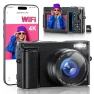 4K Digital Camera with WiFi, SIXTARY