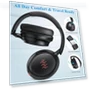 Active Noise Cancelling Wireless Headphones — Over-Ear Headphones, ACANDYA