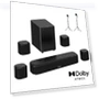 Aura A60 7.1 Soundbar with Speaker Stands — Home Entertainment Systems, Ultimea
