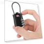 Smart Code Lock with Steel Cable — Luggage Locks, BlacvvMee