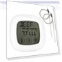 Digital BBQ Thermometer with Touch Screen and Timer Function — Grill Thermometers, 3CZY