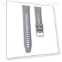 Silicone Strap with Silver Buckle — Fitness Bands, Smartwatch 2025