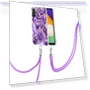 Case with Long Strap Splicing IMD Marble Pattern TPU Back Cover — Bumpers, Smartwatch 2025