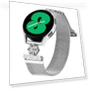 Milanese Band Flower Stainless Steel Magnetic Mesh Watch Strap — Bands, Smartwatch 2025