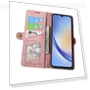 Zipper Wallet Case Geometry Lines Leather Phone Cover with Strap — Basic Cases, Smartwatch 2025