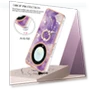 Case with Ring Kickstand Marble Pattern Electroplating TPU Back Cover — Smartwatch Protectors, Smartwatch 2025