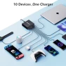 10-Port USB C Charging Station — Power Bank, MGRNPONY
