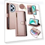 Leather Wallet Case with Zipper Pocket — Flip Cases, Smartwatch 2025