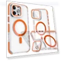 MagSafe TPU Acrylic Clear Phone Cover with Lens Cover Kickstand — Phone Accessories, Smartwatch 2025