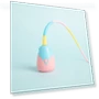 Automatic Cat Teaser Toy with Tail — Cat Playthings, Smart Pet Supplies