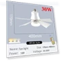 LED Ceiling Fan with Remote Dimming — Ceiling Fans, OuuZuu