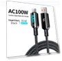 Dual Port Type-C Fast Charging Cable with Smart Display — Cables, ElectroCN