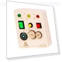 Educational Sensory Busy Board for Toddlers — Infant & Early Childhood Playthings, Handy Hobbies