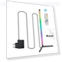 RGB Floor Lamp with Remote Control — Standing Lights, Worry free storage