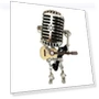 Vintage Robot Microphone Night Light — Creative Lighting Solutions, Cleaner Products