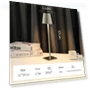 Minimalist Retro Coffee Shop Atmosphere LED Desk Lamp — Study & Desk Lighting