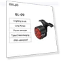 USB Rechargeable Bicycle Rear Light with Smart Brake Sensor — Bike Headlights, GIYO