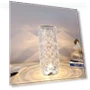 Crystal Rose LED Table Lamp Projector — Overhead Lighting, Flowerbouquet