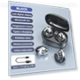True Bone Conduction Bluetooth Earrings-Clip Earbuds — In-Ear Headphones, Junmaocun