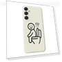 Stickman Toilet Pattern Printing Straight Edge TPU Phone Back Cover — Back Covers, Smartwatch 2025