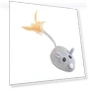 Electric Mouse Toy with Feather — Cat Playthings, P andora