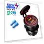 60W 2-Port USB Car Charger — Vehicle Power Solutions, World Auto Parts
