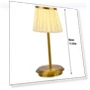 Vintage Fabric Touch Switch Table Lamp — Lighting, Super Star Mall