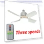 LED Ceiling Fan With Light Remote Control — Ceiling Fans, Rainbow Rain