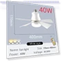 LED Ceiling Fan with Remote Control — Ceiling Fans, Rainbow Rain