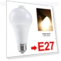 LED Motion Sensor Light Bulb — LED, Rainbow Rain