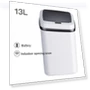 Automatic Touchless Trash Can — Kitchen Cans, Homedepot