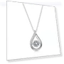 Smart Sterling Silver Necklace with Water Droplets — Smart Jewelry, JEWEL HOME