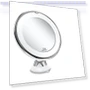 Flexible Makeup Mirror with LED Lighting — Handheld, Light makeup